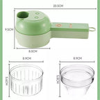 4-in-1 Portable Electric Vegetable Cutter