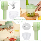 4-in-1 Portable Electric Vegetable Cutter