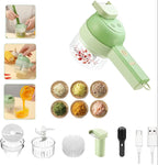 4-in-1 Portable Electric Vegetable Cutter